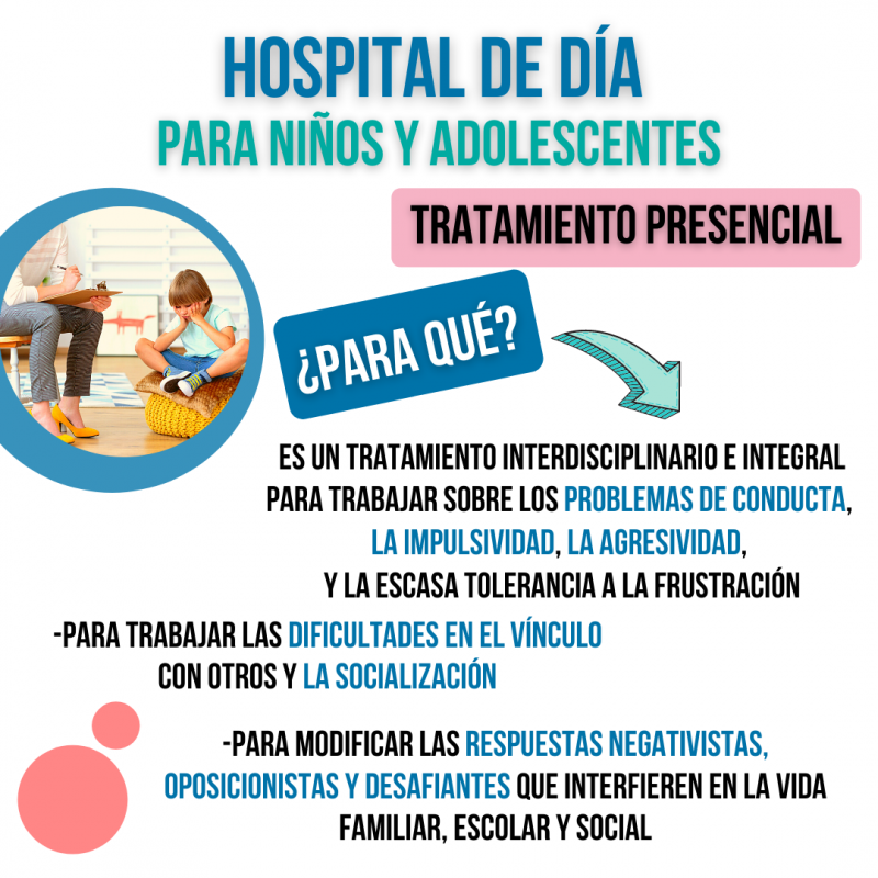 Hospital de Día Infantil y Juvenil Atención presencial
